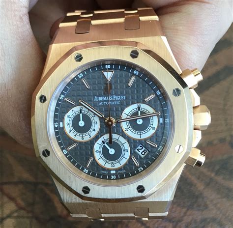 audemars piguet royal oak chronograph rose gold 39mm|audemars piguet royal oak review.